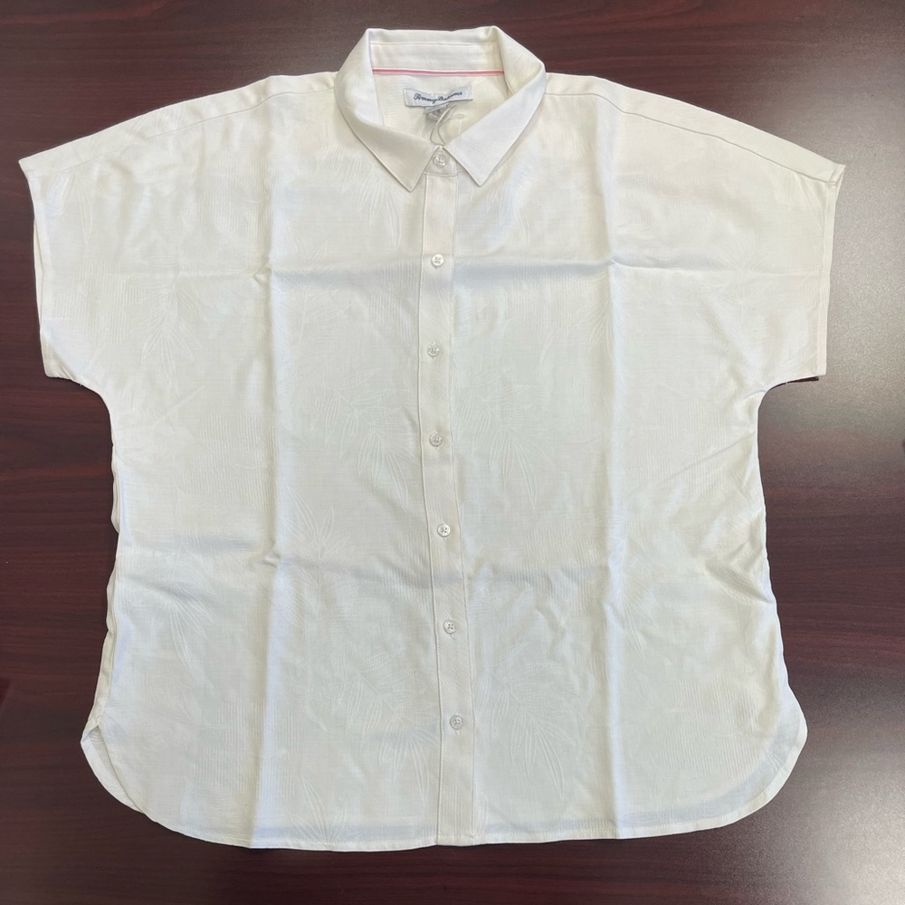 Brand new with tags Tommy Bahama women's 100% silk button up shirt